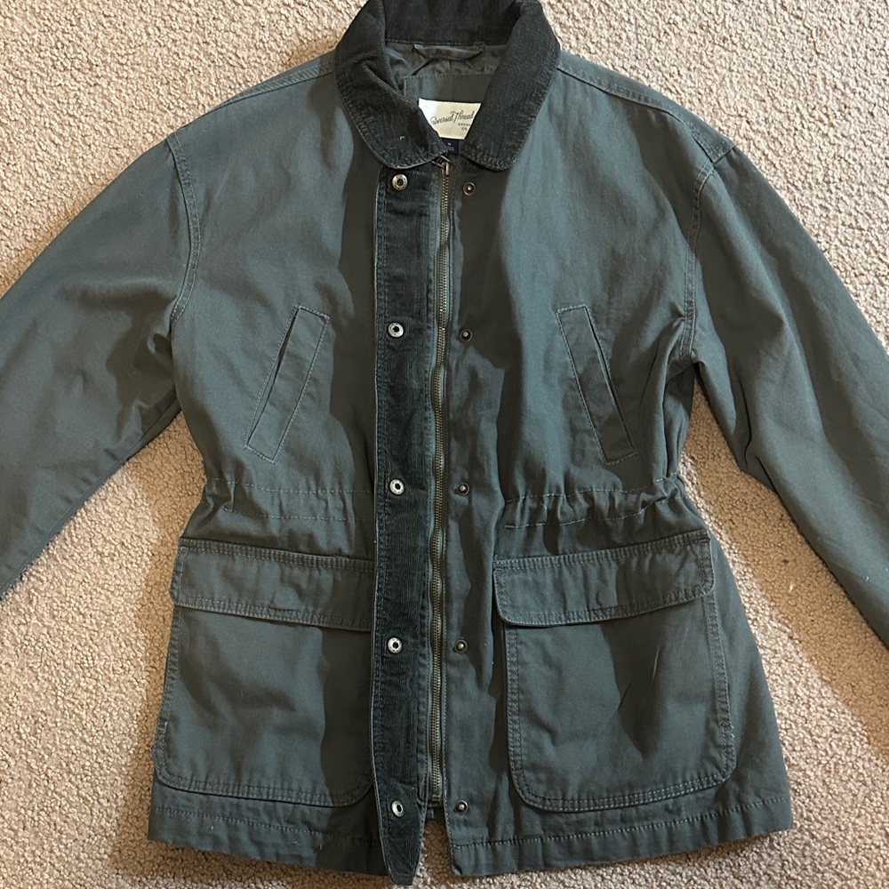 Universal Thread Women's Utility Jacket In Olive … - image 2